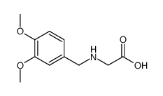 N-(3,4-Dimethoxy-benzyl)-glycin Structure