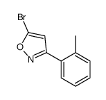 5-BROMO-3-(2-METHYLPHENYL)ISOXAZOLE结构式