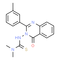 1,1-dimethyl-3-[2-(3-methylphenyl)-4-oxoquinazolin-3(4H)-yl]thiourea picture