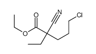 ethyl 5-chloro-2-cyano-2-ethylpentanoate Structure