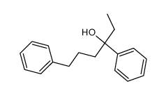 3,6-diphenylhexan-3-ol结构式