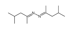 bis-(1,3-dimethyl-butylidene)-hydrazine结构式