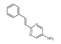 5-Pyrimidinamine,2-(2-phenylethenyl)- picture