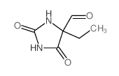 4-Imidazolidinecarboxaldehyde,4-ethyl-2,5-dioxo-结构式