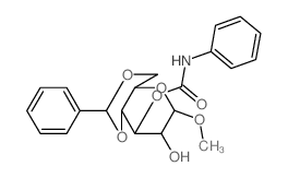 (3-hydroxy-4-methoxy-9-phenyl-5,8,10-trioxabicyclo[4.4.0]dec-2-yl) N-phenylcarbamate Structure