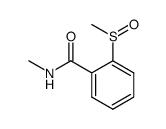 methyl o-(N-methylcarbamoyl)phenyl sulphoxide结构式