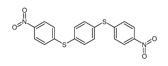 1-nitro-4-[4-(4-nitrophenyl)sulfanylphenyl]sulfanylbenzene Structure