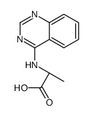 (2S)-2-(quinazolin-4-ylamino)propanoic acid结构式