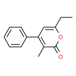 2H-Pyran-2-one,6-ethyl-3-methyl-4-phenyl-(9CI) Structure