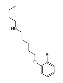 5-(2-bromophenoxy)-N-butylpentan-1-amine Structure