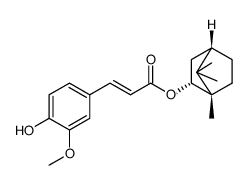 (-)-bornyl ferulate Structure