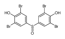 2,6-dibromo-4-(3,5-dibromo-4-hydroxyphenyl)sulfinylphenol Structure