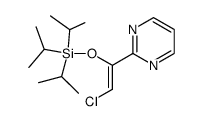 2-(2-chloro-1-((triisopropylsilyl)oxy)ethenyl)pyrimidine结构式