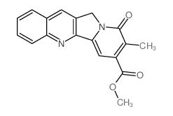 Indolizino[1,2-b]quinoline-7-carboxylic acid, 9,11-dihydro-8-methyl-9-oxo-, methyl ester picture