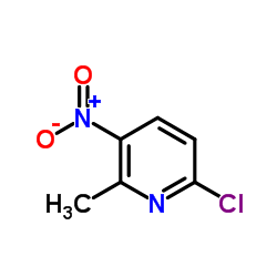 6-Chloro-5-nitro-2-picoline Structure