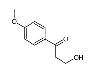 3-hydroxy-1-(4-methoxyphenyl)propan-1-one Structure