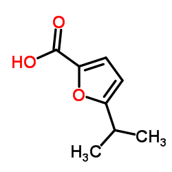 5-isopropyl-furan-2-carboxylic acid结构式