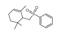 α-cyclogeranylphenylsulfone结构式