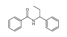 N-(α-aethylbenzyl)benzamid Structure