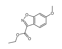ETHYL 6-METHOXYBENZO[D]ISOXAZOLE-3-CARBOXYLATE Structure