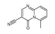 6-methyl-4-oxopyrido[1,2-a]pyrimidine-3-carbonitrile结构式