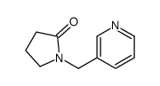1-(pyridin-3-ylmethyl)pyrrolidin-2-one结构式