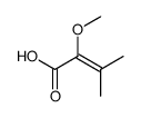 2-methoxy-3-methylbut-2-enoic acid Structure