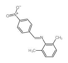 Benzenamine,2,6-dimethyl-N-[(4-nitrophenyl)methylene]- picture