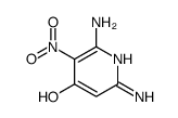 2,6-diamino-3-nitro-1H-pyridin-4-one结构式