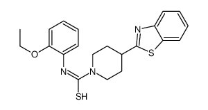 1-Piperidinecarbothioamide,4-(2-benzothiazolyl)-N-(2-ethoxyphenyl)-(9CI) structure