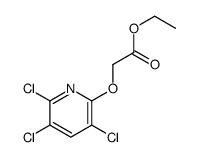 Acetic acid, (3,5,6-trichloro-2-pyridinyl)oxy-, ethyl ester结构式