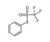 trifluoromethylsulfonylsulfanylbenzene结构式
