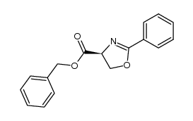 (S)-benzyl 2-phenyl-4,5-dihydrooxazole-4-carboxylate Structure