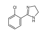 2-(2-氯苯基)-4,5-二氢-1H-咪唑结构式