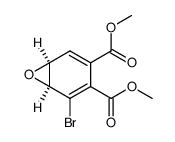 3-bromo-4,5-epoxy-cyclohexa-2,6-diene-1,2-dicarboxylic acid dimethyl ester Structure