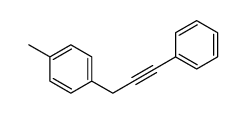 1-methyl-4-(3-phenylprop-2-ynyl)benzene Structure