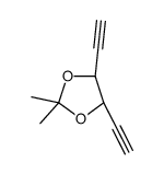 1,3-Dioxolane, 4,5-diethynyl-2,2-dimethyl-, (4S,5S)- (9CI) structure