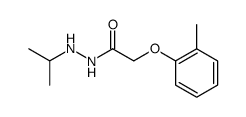 o-Tolyloxy-acetic acid N'-isopropyl-hydrazide结构式