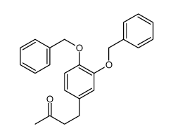 4-[3,4-bis(phenylmethoxy)phenyl]butan-2-one结构式