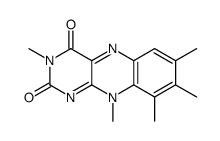 3,7,8,9,10-pentamethylisoalloxazine structure