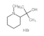 2-(1-methyl-2-piperidyl)propan-2-ol结构式