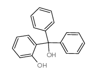 (2-羟基苯基)二苯基甲醇结构式