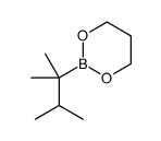 2-(2,3-dimethylbutan-2-yl)-1,3,2-dioxaborinane Structure