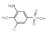 2-amino-6-chlorotoluene-4-sulphonic acid Structure