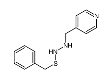 1-Benzylthio-2-(4-pyridylmethyl)hydrazine结构式