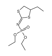 N-(4-Ethyl-1,3-dithiolan-2-ylidene)phosporamidic acid O,O-diethyl ester picture