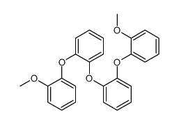 1-methoxy-2-[2-[2-(2-methoxyphenoxy)phenoxy]phenoxy]benzene结构式
