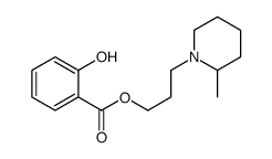 3-(2-Methylpiperidino)propyl=o-hydroxybenzoate Structure