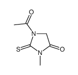 1-acetyl-3-methyl-2-sulfanylideneimidazolidin-4-one Structure