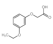 Aceticacid, 2-(3-ethoxyphenoxy)- Structure